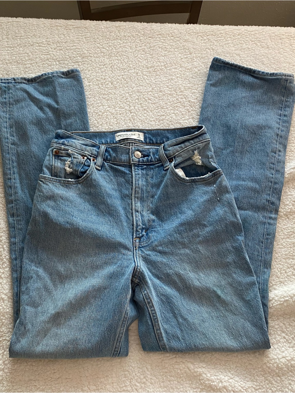 Abercrombie Vintage High Rise 70s Flare Jeans